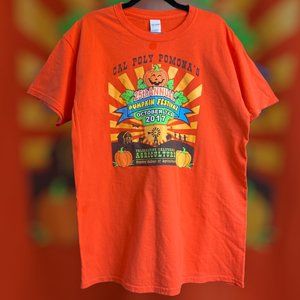 Cal Polly Pomona's 25th Pumpkin Festival 2017 T-Shirt Like New Pre-Owned